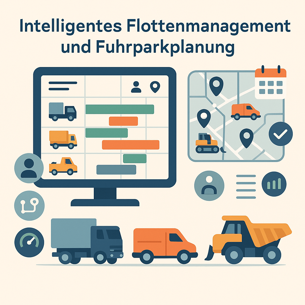 Flottenmanagement und Fuhrparkplanung mit Visual Planning