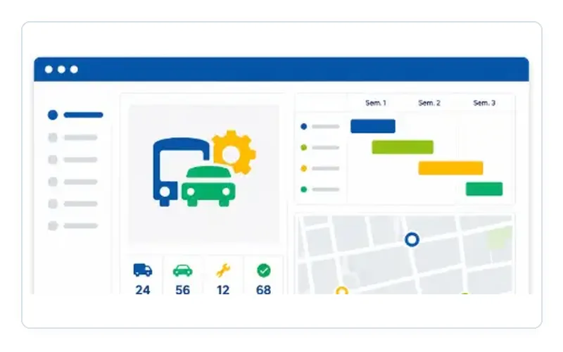 Fuhrparkplanung und Fahrzeugverwaltung mit Visual Planning