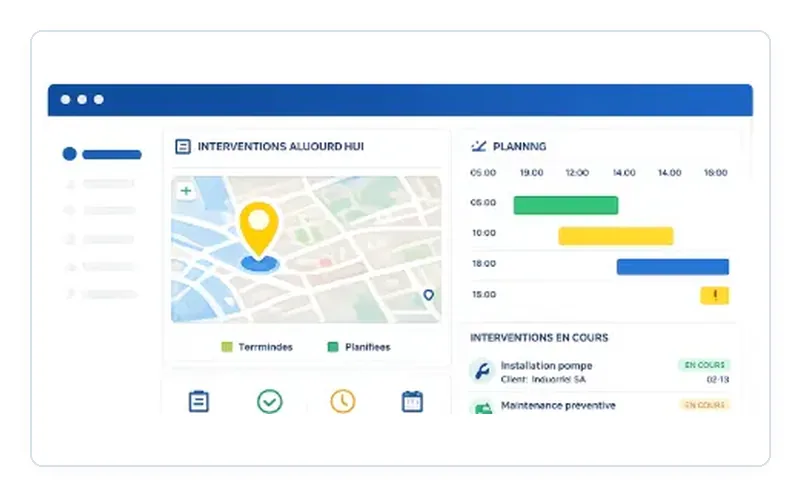 Kundendienst- und Außendienstplanung mit Visual Planning
