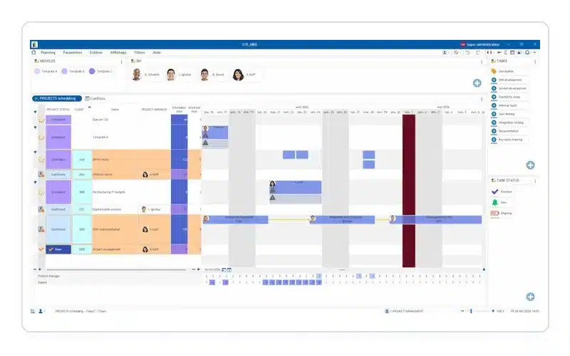Veranstaltungsplanung und Ressourcenkoordination mit Visual Planning