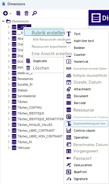 Visual Planning 10 - STRUKTUR: Aneinanderreihung von Text-Rubriken