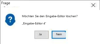 Visual Planning 10 - Klicken Sie mit der rechten Maustaste auf den Editor, um zu löschen > Löschen.
