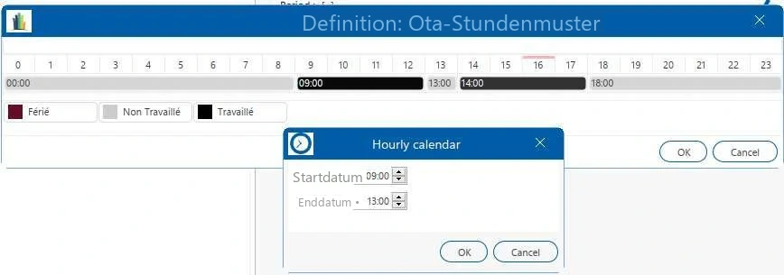 Visual Planning 10 - Eine Stundenvorlage bearbeiten - Abbildung 2