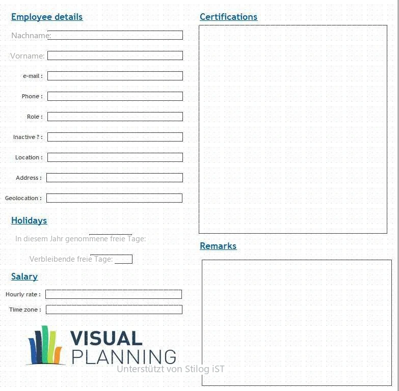 Visual Planning 10 - Vorschau auf das Ergebnis
