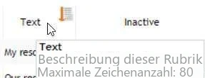 Visual Planning 10 - Tooltip zu den Rubriken - Abbildung 2