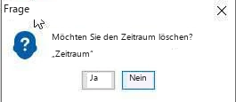 Visual Planning 10 - Ändern eines Zeitraums