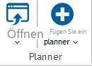 Visual Planning 10 - MENÜLEISTE: MENÜ „Planer“ - Abbildung 2