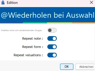 Visual Planning 10 - Einstellungen