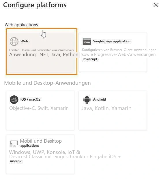 Visual Planning 10 - Fügen Sie ein „Client-Secret“ hinzu