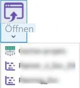 Visual Planning 10 - Öffnen Sie eine aktuelle Planung