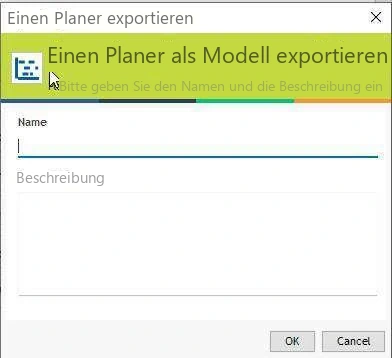 Visual Planning 10 - Export-URL anzeigen - Abbildung 1
