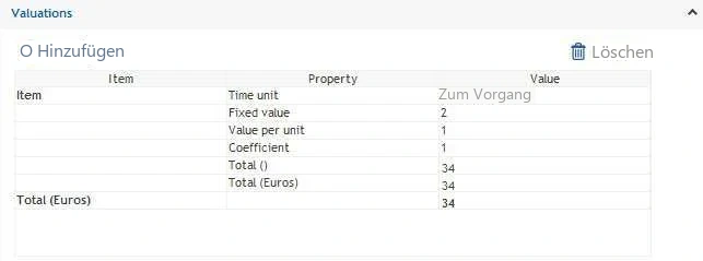 Visual Planning 10 - BEWERTUNGSFENSTER