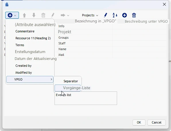 Visual Planning 10 - VPGO: VERWALTUNG VON VORGÄNGEN