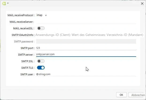 Visual Planning 10 - Manuelles Versenden von E-Mails - Abbildung 2