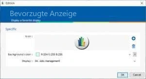 Visual Planning 10 - Anzeige der Favoriten - Abbildung 2