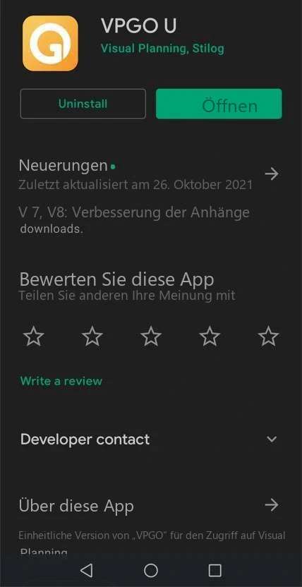 Visual Planning 10 - VERWENDUNG VON „VPGO“