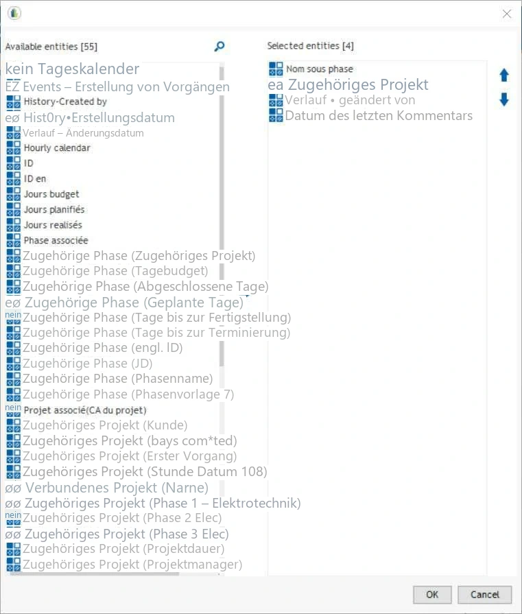 Visual Planning 10 - Planungsansicht: Anzeigeeinstellungen – Fortsetzung 2
