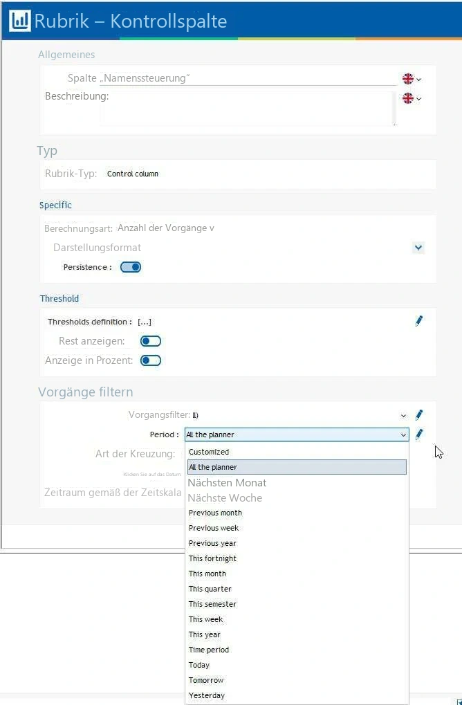 Visual Planning 10 - STRUKTUR: ZEITRAUM