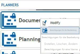 Visual Planning 10 - Berechtigungsverwaltung: VERWALTUNG - Abbildung 1