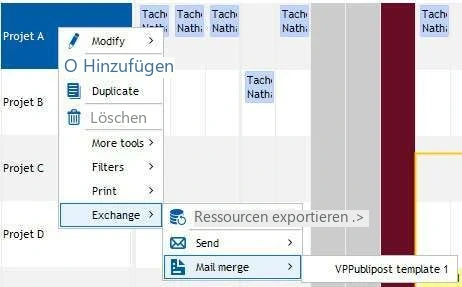 Visual Planning 10 - VPPublipost: Verwendung - Abbildung 1