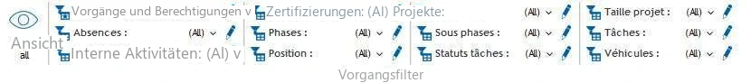 Visual Planning 10 - MENÜLEISTE: MENÜ „FILTER“ - Abbildung 2