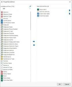 Visual Planning 10 - Planer-Kopfzeile. - Abbildung 2