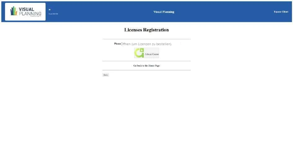 Visual Planning 10 - AKTIVIERUNG DER LIZENZEN - Abbildung 2