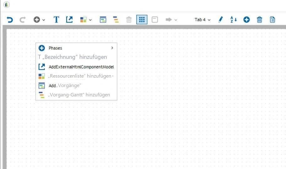 Visual Planning 10 - Registerkarten sortieren – Fortsetzung - Abbildung 1