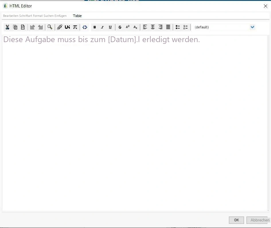 Visual Planning 10 - Wichtig