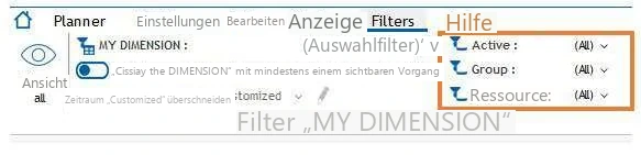Visual Planning 10 - AUTOMATISCHER FILTER