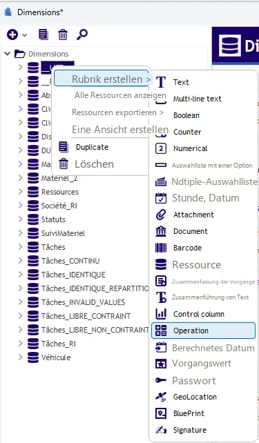 Visual Planning 10 - RUBRIK ZUM VORGANGSTYP: KONFIGURATION