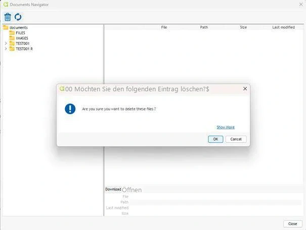 Visual Planning 10 - ENTFERNUNG VON DOKUMENTEN OHNE VERWEISE IN „VISUAL PLANNING“