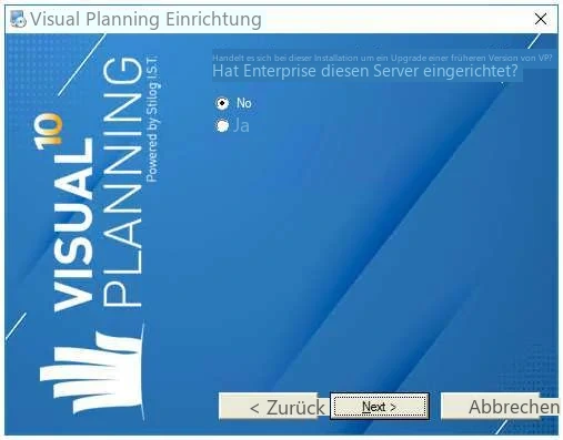 Visual Planning 10 - Installation auf einem bestehenden J2EE-Anwendungsserver - Abbildung 1