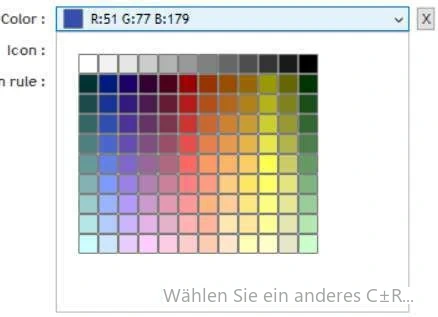 Visual Planning 10 - Farbkarte