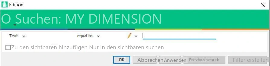 Visual Planning 10 - Suche
