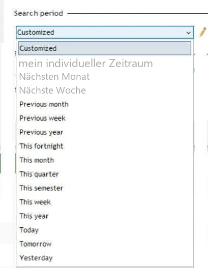 Visual Planning 10 - Freier Zeitraum