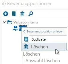 Visual Planning 10 - Bewertungsposten: Konfiguration - Abbildung 1