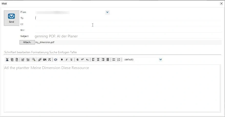 Visual Planning 10 - Im Falle des SMTP-Servers