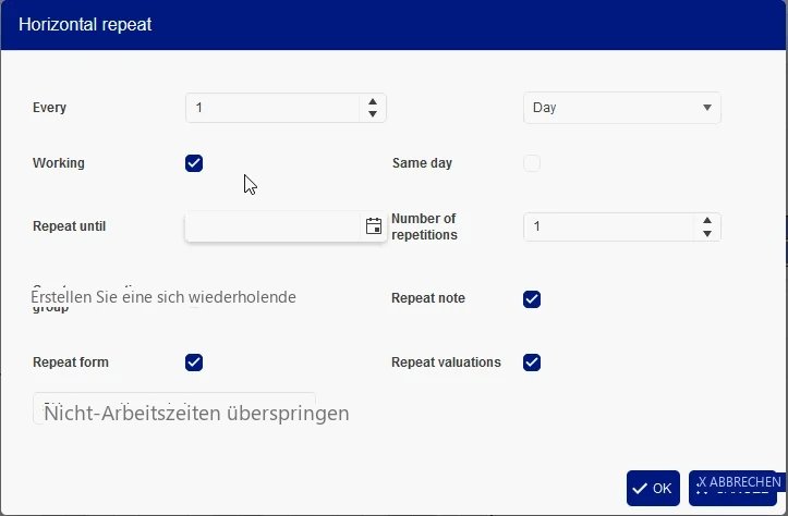 Visual Planning 10 - VPPORTAL: VERWENDUNG EINER VORLAGE FÜR DIE PLANUNG – Fortsetzung 1 - Abbildung 2