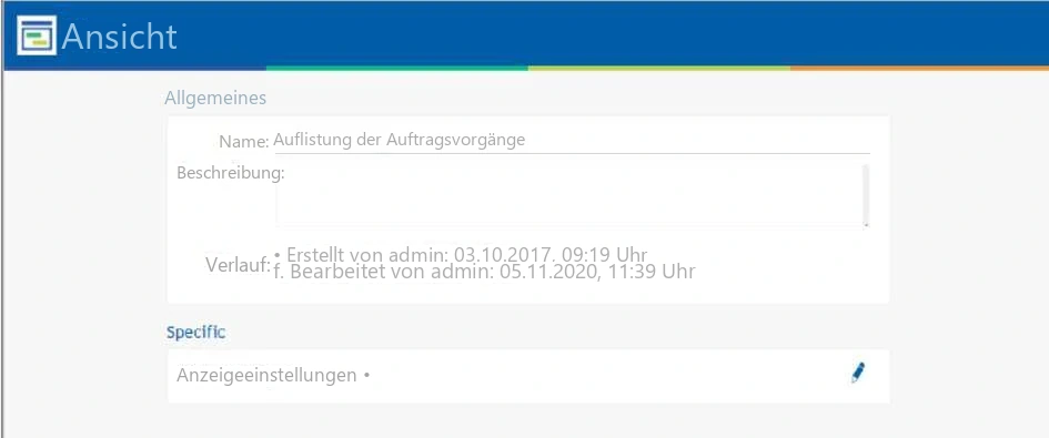 Visual Planning 10 - Ansicht „Resource BluePrint“: Anzeigeeinstellungen - Abbildung 1