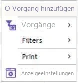 Visual Planning 10 - POP-UP-MENÜ: ANSICHT DER PLANUNG - Abbildung 1
