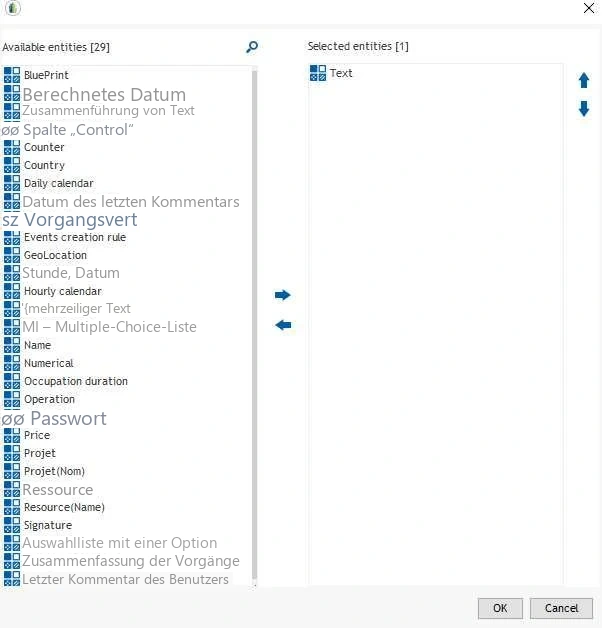 Visual Planning 10 - Anpassung