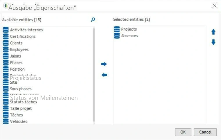 Visual Planning 10 - Planungsansicht: Anzeigeeinstellungen – Fortsetzung 2