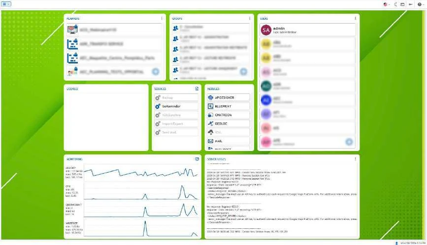 Visual Planning 10 - VERWALTUNG: Admin Center - Abbildung 2
