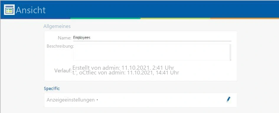Visual Planning 10 - ANSICHT „Vorgänge“: Anzeigeeinstellungen