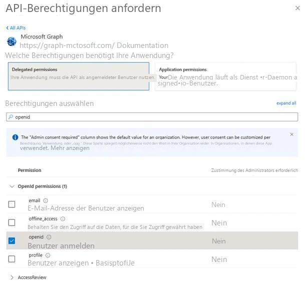 Visual Planning 10 - Aktivieren Sie die „OAuth2“-Authentifizierung unter VISUAL PLANNING