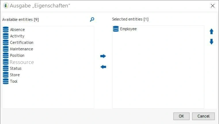 Visual Planning 10 - Planungsansicht: Anzeigeeinstellungen – Fortsetzung 1