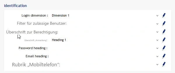 Visual Planning 10 - Filter für zulässige Anwender