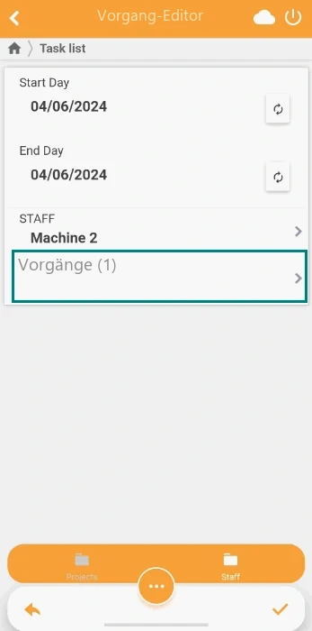 Visual Planning 10 - VPGO: Fallbeispiel mit untergeordneten Vorgängen