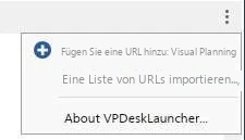 Visual Planning 10 - URL-INTEGRATION IN VPDESKLAUNCHER - Abbildung 1